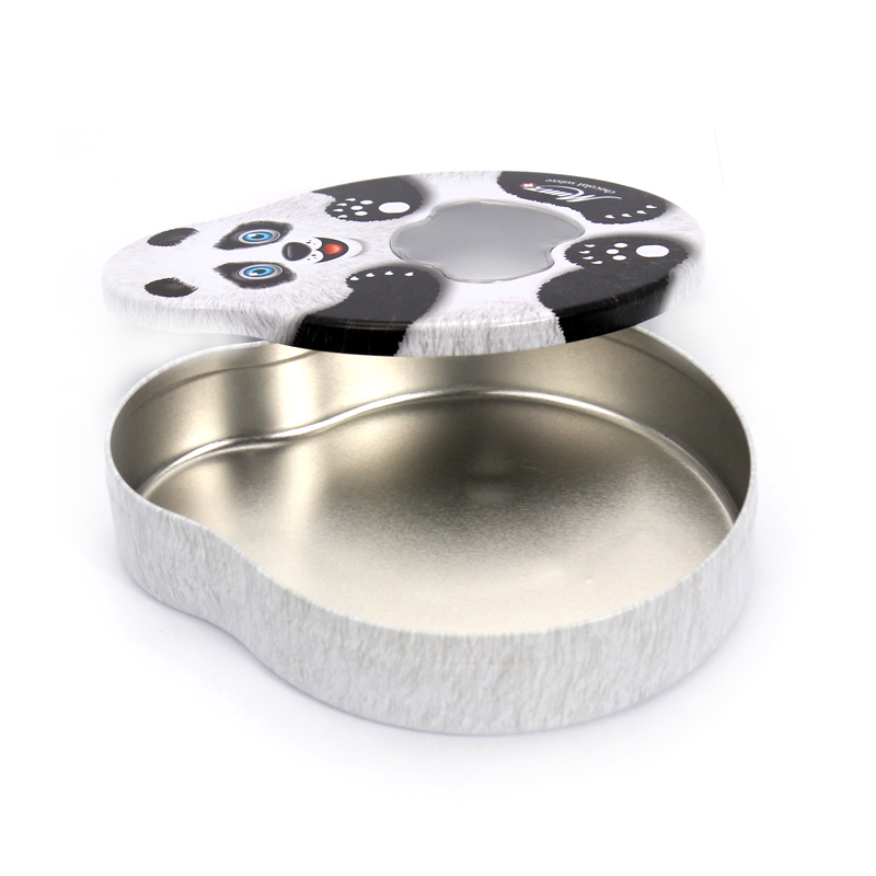 panda shape candy tins